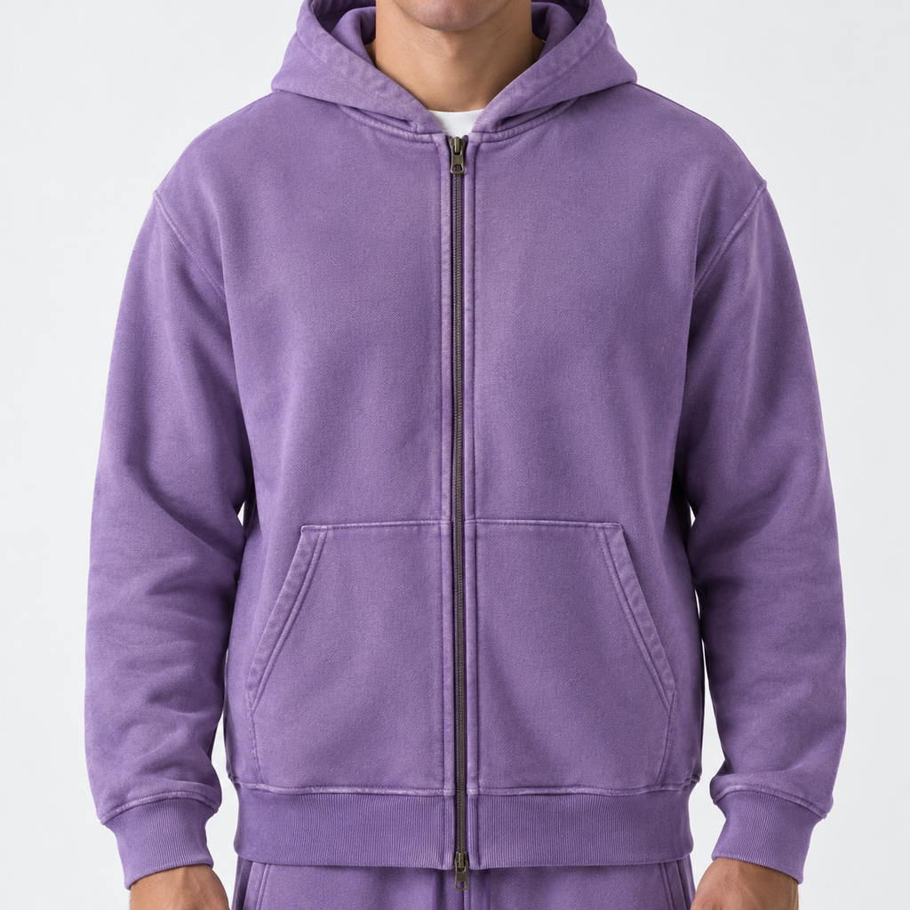 Washed Zip Hoodie