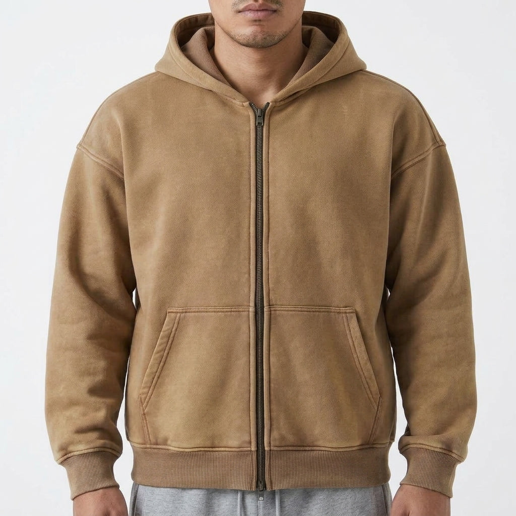 Washed Zip Hoodie