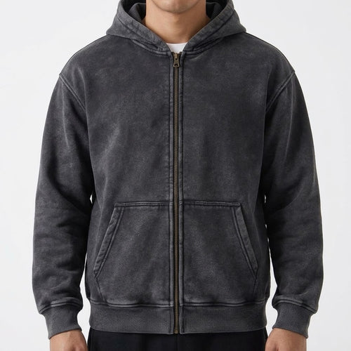 Washed Zip Hoodie